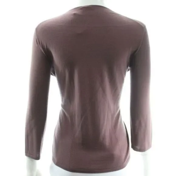 AGNONA PURPLE WOOL & CASHMERE BLEND SWEATER 10